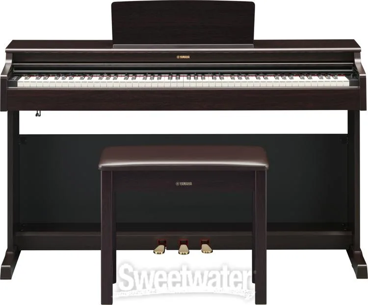 야마하 Yamaha Arius YDP-165R Digital Home Piano with Bench - Rosewood