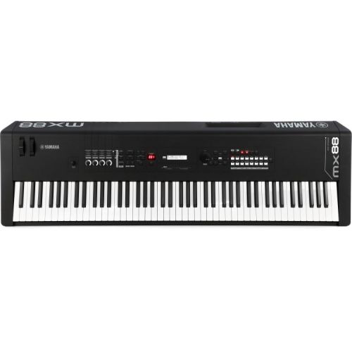 야마하 Yamaha MX88 88-key Weighted Action Music Synthesizer Essentials Bundle