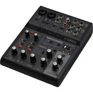 Yamaha AG06MK2 6-Channel Mixer and USB Audio Interface (Black)