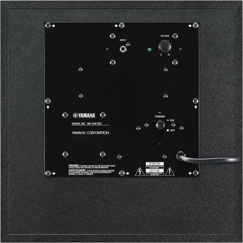 야마하 [아마존베스트]Yamaha Audio Yamaha 10 100W Powered Subwoofer - Black (NS-SW100BL)