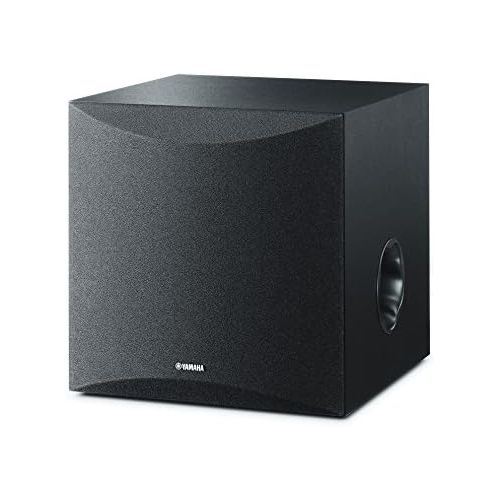 야마하 [아마존베스트]Yamaha Audio Yamaha 8 100W Powered Subwoofer - Black (NS-SW050BL) & AmazonBasics Subwoofer Cable - 8 Feet