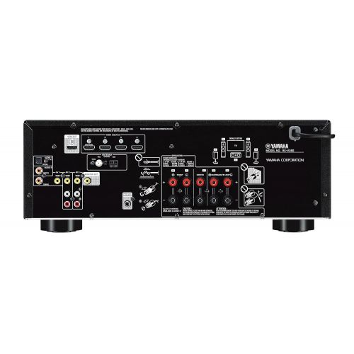 야마하 Yamaha Audio Yamaha RX-V385 5.1-Channel 4K Ultra HD AV Receiver with Bluetooth
