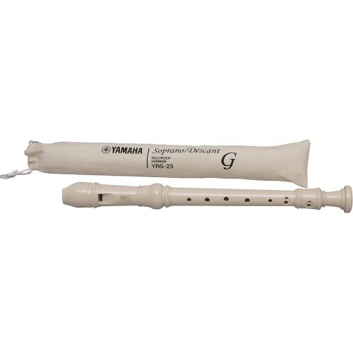 야마하 Yamaha Yrs-23Y Soprano Recorder, Natural,1.00 x 2.00 x 13.75