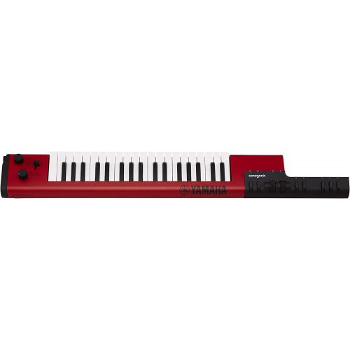 야마하 Yamaha Sonogenic Keytar with Power Supply, Strap, and MIDI Cable, Red