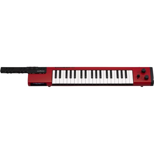 야마하 Yamaha Sonogenic Keytar with Power Supply, Strap, and MIDI Cable, Red