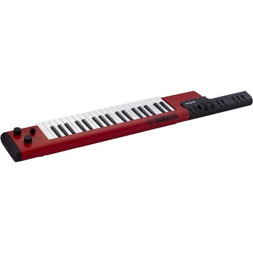 야마하 Yamaha Sonogenic Keytar with Power Supply, Strap, and MIDI Cable, Red