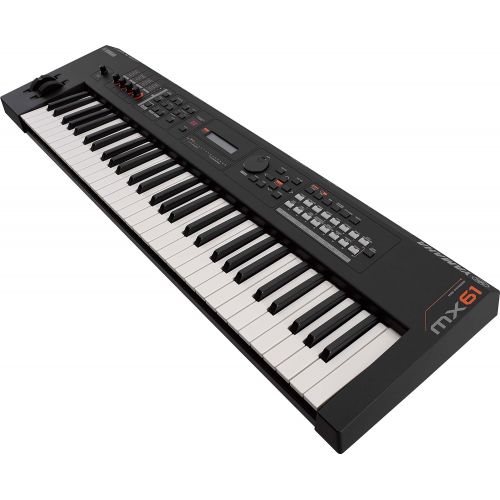 야마하 Yamaha MX61 Music Production Synthesizer, 61-Key, Black