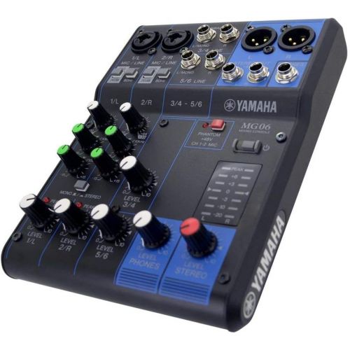 야마하 Yamaha MG06 6-Input Compact Stereo Mixer