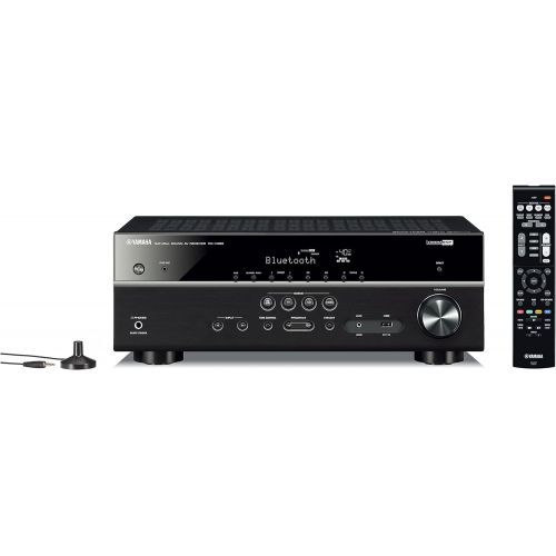 야마하 Yamaha RX-V385 5.1-Channel 4K Ultra HD AV Receiver with Bluetooth