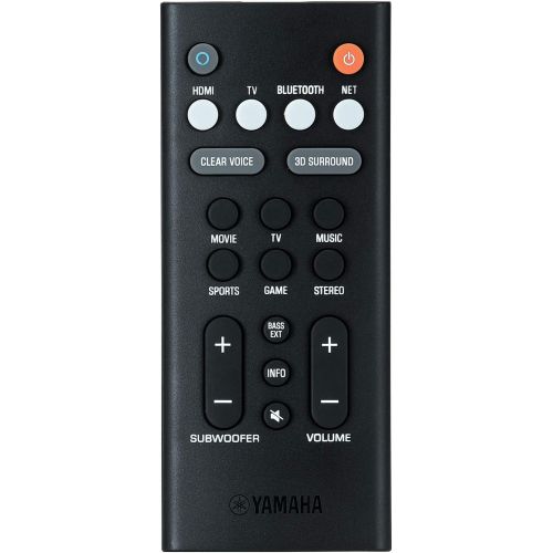 야마하 Yamaha YAS-109 Sound Bar with Built-In Subwoofers, Bluetooth, and Alexa Voice Control Built-In