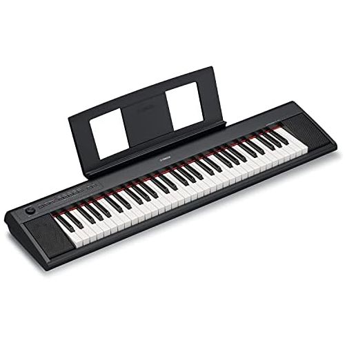 야마하 Yamaha NP12 61-Key Lightweight Portable Keyboard, Black (power adapter sold separately)