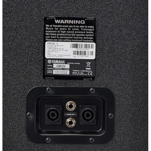 야마하 Yamaha CM12V 2-Way Monitor Loudspeaker