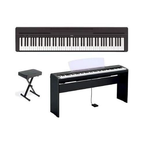 야마하 Yamaha YP45B Digital Piano Home Bundle