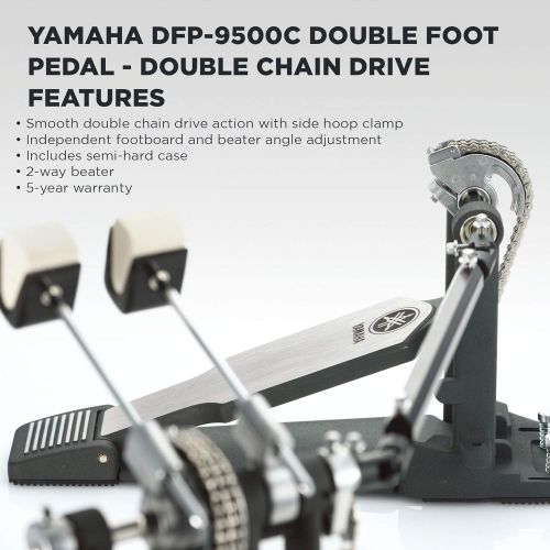 야마하 Yamaha DFP-9500C Double Bass Drum Pedal