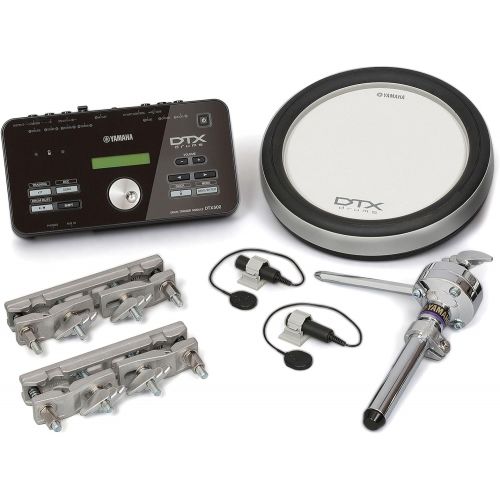 야마하 Yamaha DTX Hybrid Electronic Drum Pack with DTX502 Module, XP80 3-Zone Silicone Drum Pad, Triggers and Mounts