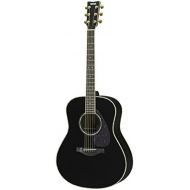 Yamaha L-Series LL16RD Solid Rosewood Acoustic-Electric Guitar w/ Case - Black, Abalone Inlay
