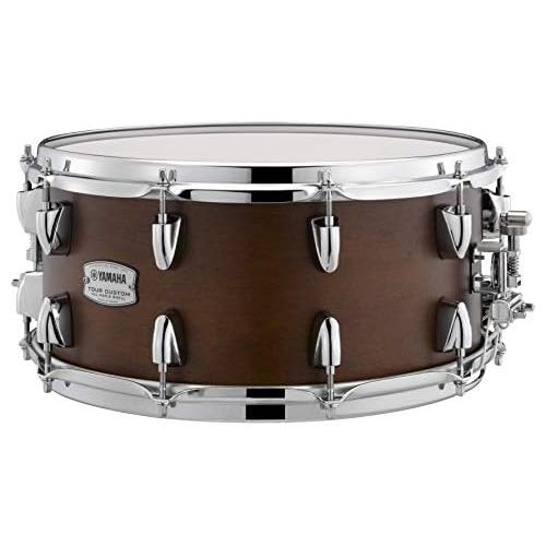 야마하 Yamaha Tour Custom Maple 14 x 5.5 Snare Drum, Chocolate Satin