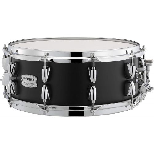 야마하 Yamaha Tour Custom Maple 14 x 6.5 Snare Drum, Licorice Satin