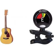 Yamaha JR1 FG Junior 3/4 Size Acoustic Guitar & Snark SN5X Clip-On Tuner for Guitar, Bass & Violin (Current Model)
