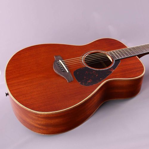 야마하 Yamaha FS850 Small Body Solid Top Acoustic Guitar, Mahogany