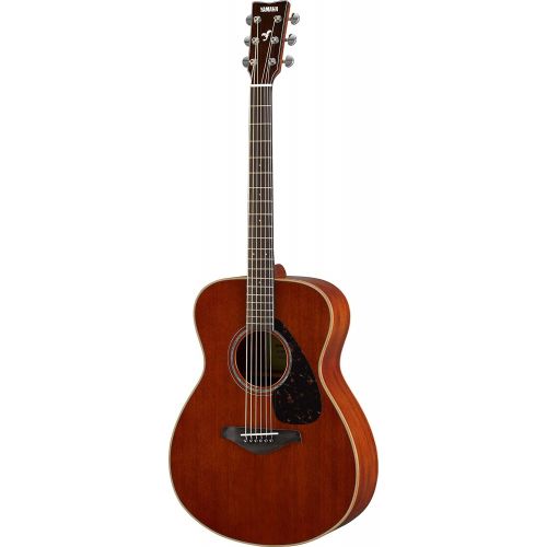 야마하 Yamaha FS850 Small Body Solid Top Acoustic Guitar, Mahogany