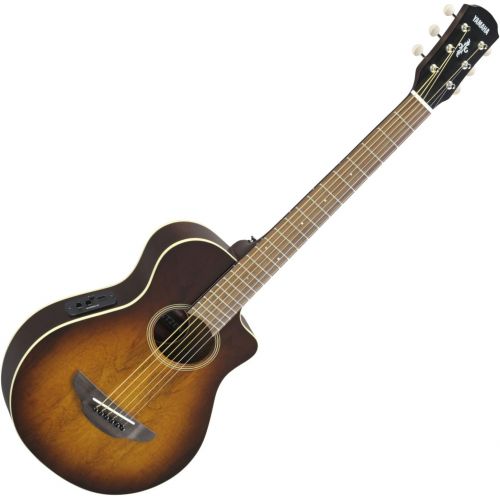 야마하 Yamaha APXT2EW TBS 3/4-Size Acoustic-Electric Guitar with Gig Bag, Tobacco Sunburst