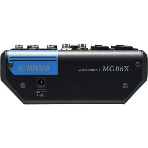 야마하 YAMAHA MG06X 6-Input Compact Stereo Mixer with Effects