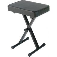 YAMAHA PKBB1 Adjustable Padded Keyboard X-Style Bench, Black,19.5 Inches