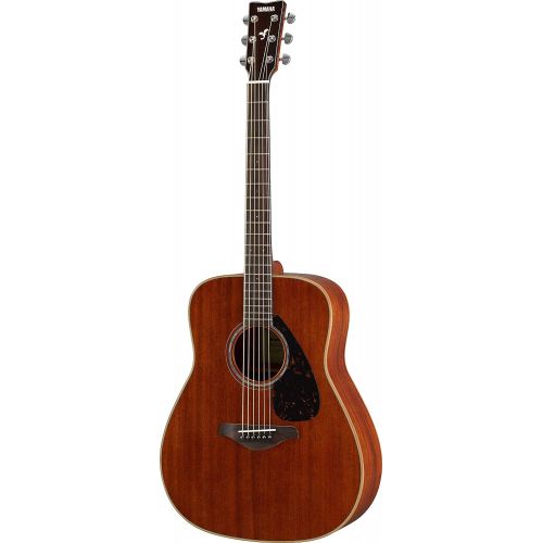 야마하 Yamaha FG850 Solid Top Acoustic Guitar, Mahogany