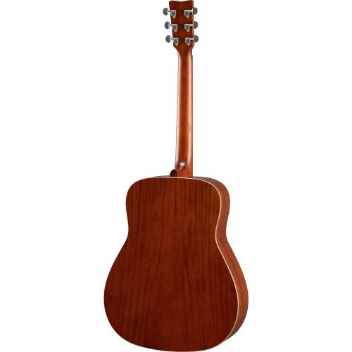 야마하 Yamaha FG850 Solid Top Acoustic Guitar, Mahogany