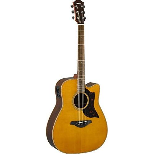 야마하 Yamaha A-Series A1R Acoustic-Electric Guitar, Vintage Natural