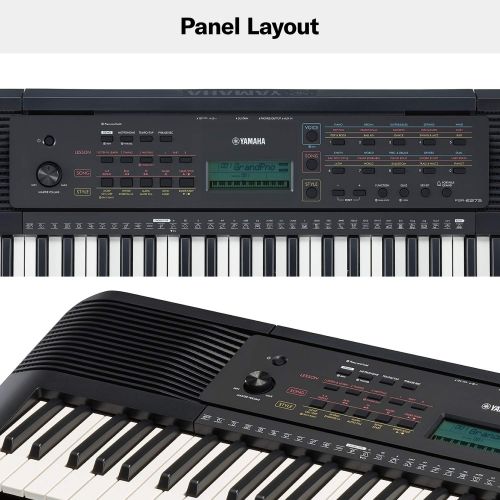 야마하 Yamaha, 61-Key PSR-E273 Portable Keyboard (Power Adapter Sold Separately)