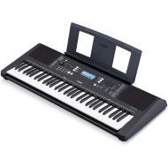 Yamaha PSRE373 61-Key Touch Sensitive Portable Keyboard (Power Adapter Sold Separately)