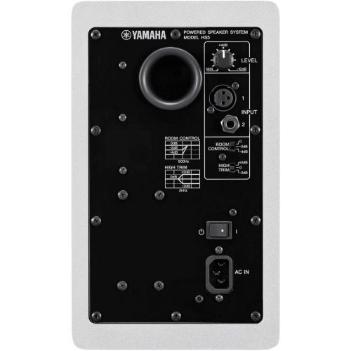 야마하 Yamaha HS5 W 5-Inch Powered Studio Monitor Speaker, White