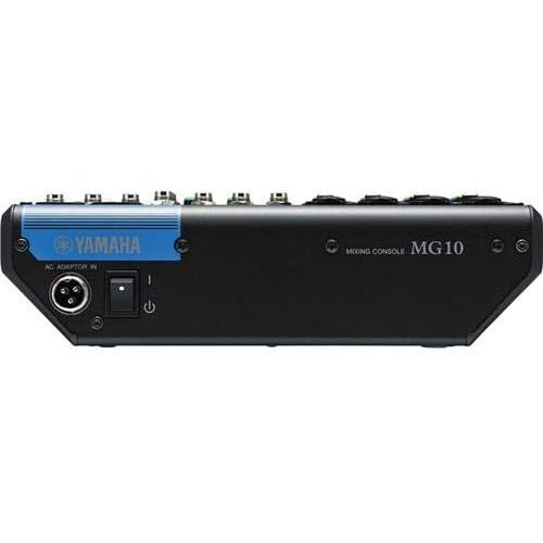 야마하 Yamaha MG10 10-Input Stereo Mixer , Black