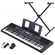 Yamaha PSR-EW310 76-key Portable Keyboard Bundle with Stand and Power Supply