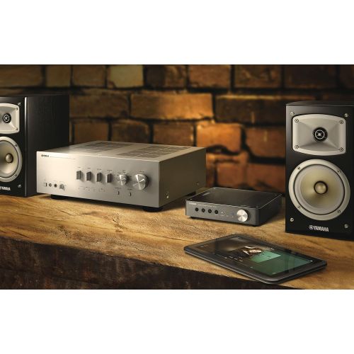 야마하 Yamaha Audio Yamaha WXC-50 MusicCast Wireless Streaming Preamplifier (Dark Silver)