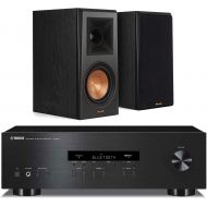 Yamaha RS202BL Bluetooth Stereo Receiver Bundle with Klipsch RP-500M Reference Premiere Bookshelf Speakers - (Pair) Ebony