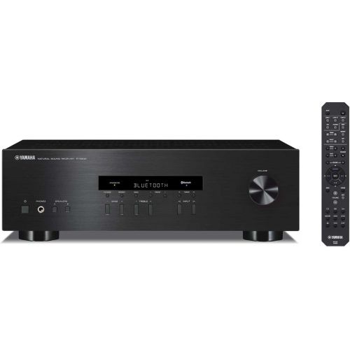 야마하 Yamaha RS202BL Bluetooth Stereo Receiver Bundle with Klipsch RP-500M Reference Premiere Bookshelf Speakers - (Pair) Ebony
