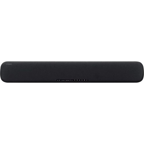 야마하 Yamaha YAS-109 2-Channel Sound Bar with Dual Built-in Subwoofers and Alexa Built-in, Black Bundle with 2 Pack H&A High-Speed HDMI 2.0 Cable with Ethernet 6 Feet