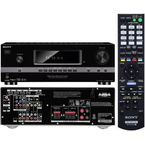 야마하 Sony 700 Watt 7.1 Channel 3D A/V Receiver + Yamaha Natural Sound Custom Install in-Ceiling 3-Way 100 watts Speaker (Set of 6) with Dual Tweeters & 6-1/2 Woofer + 100ft 16 AWG Speak