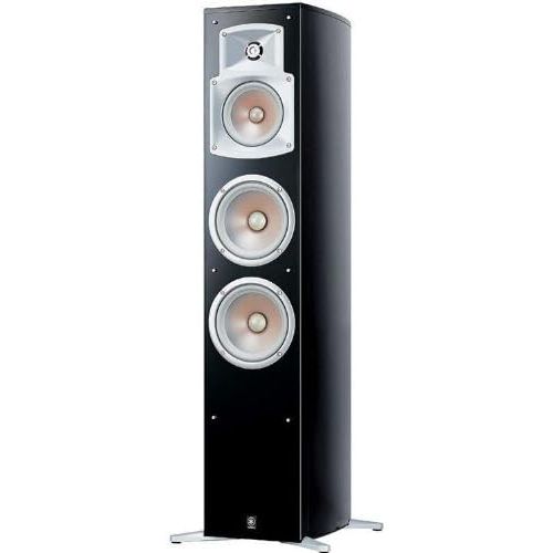 야마하 YAMAHA NS-555 3-Way Bass Reflex Tower Speaker (Each) Black