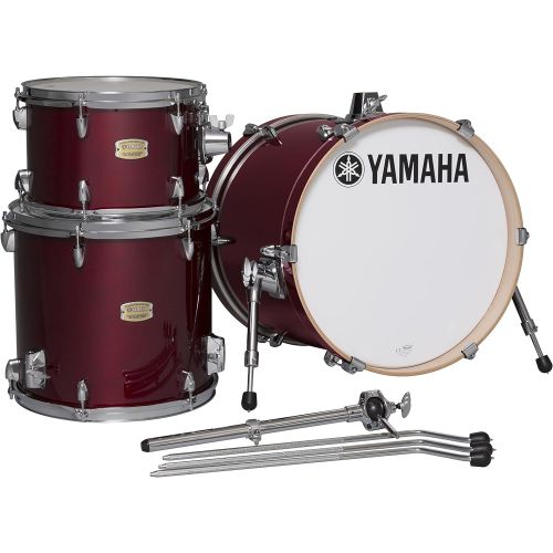 야마하 Yamaha Stage Custom Birch 3pc Bop Drum Shell Pack - 18 Kick, Cranberry Red