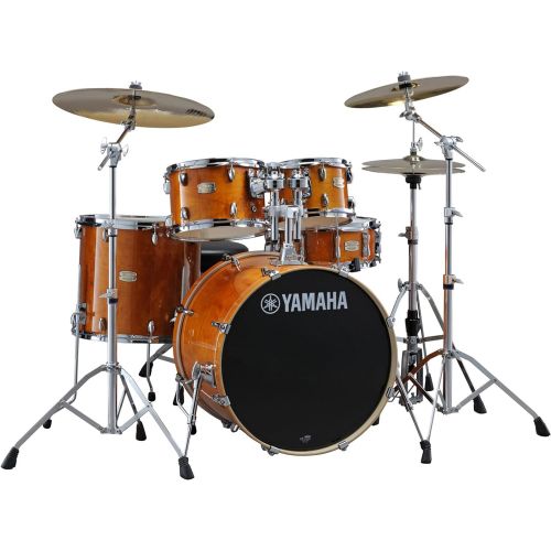 야마하 Yamaha Stage Custom Birch 5pc Drum Shell Pack - 20 Kick, Honey Amber