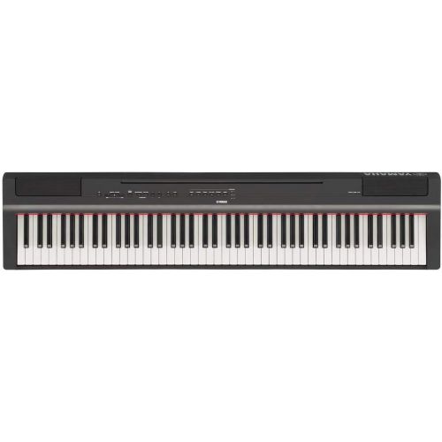 야마하 Yamaha P-125 88-Note Digital Piano with Weighted GHS Action, Black + Keyboard Stand + Keyboard Bench + Keyboard Pedal + Studio Monitor Headphones