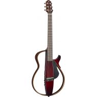 Yamaha 6 String Acoustic-Electric Guitar, Right, Crimson Red Burst (SLG200S CRB)