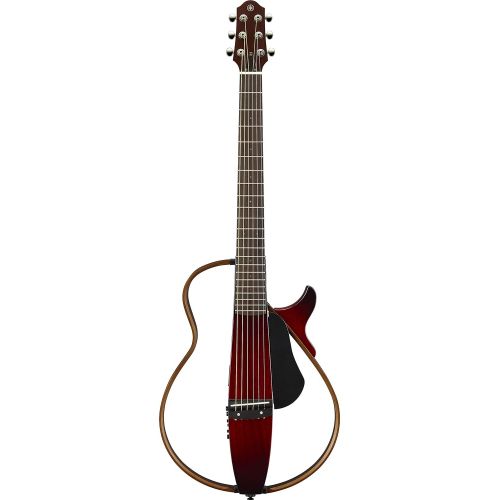 야마하 Yamaha 6 String Acoustic-Electric Guitar, Right, Crimson Red Burst (SLG200S CRB)