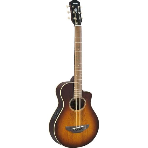 야마하 Yamaha APXT2EW 3/4-Size Acoustic-Electric Guitar with Gig Bag, Tobacco Sunburst