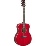 Yamaha FS-TA Concert Size Transacoustic Guitar w/ Chorus and Reverb, Ruby Red
