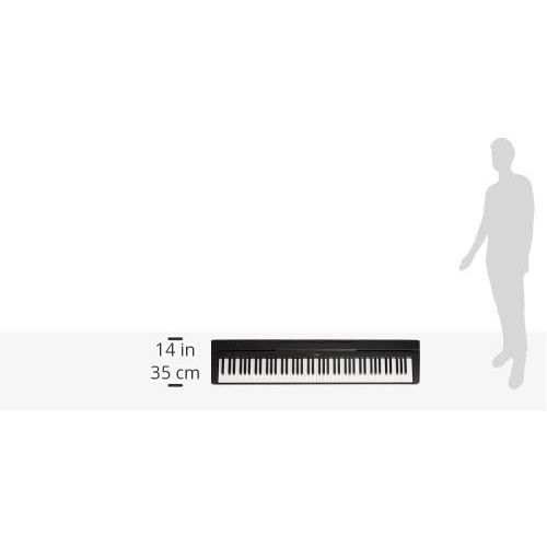 야마하 [아마존베스트]YAMAHA P71 88-Key Weighted Action Digital Piano With Sustain Pedal And Power Supply (Amazon-Exclusive)